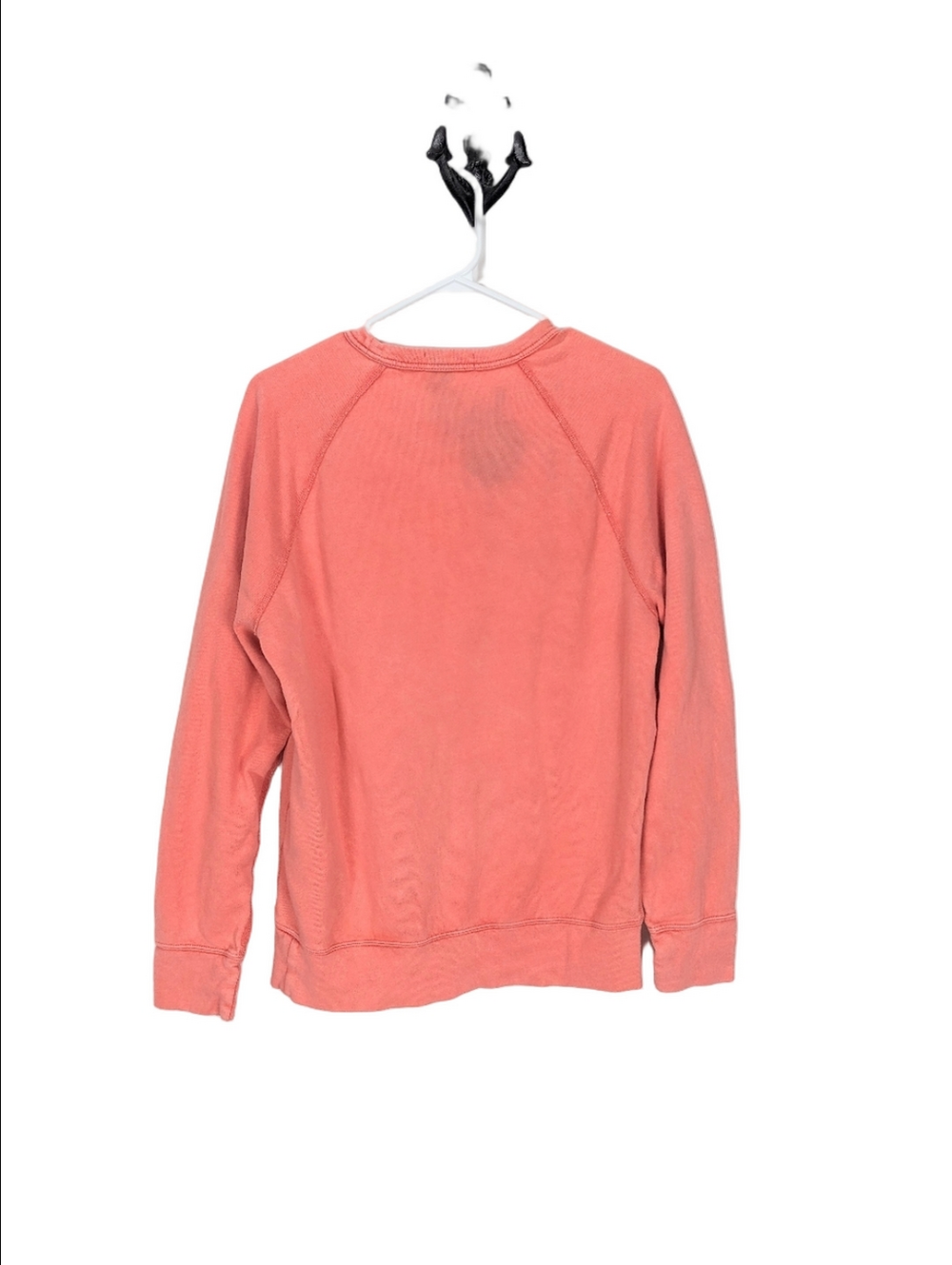 Polo Ralph Lauren Orange Long Sleeve Crew Neck Men's Medium Terrycloth Sweater - Picture 3 of 8